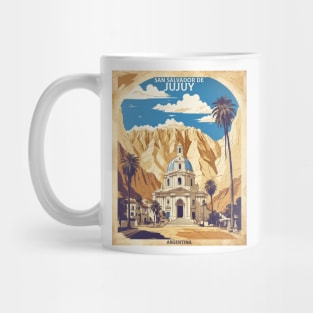 San Salvador de Jujuy Argentina Vintage Tourism Poster Mug